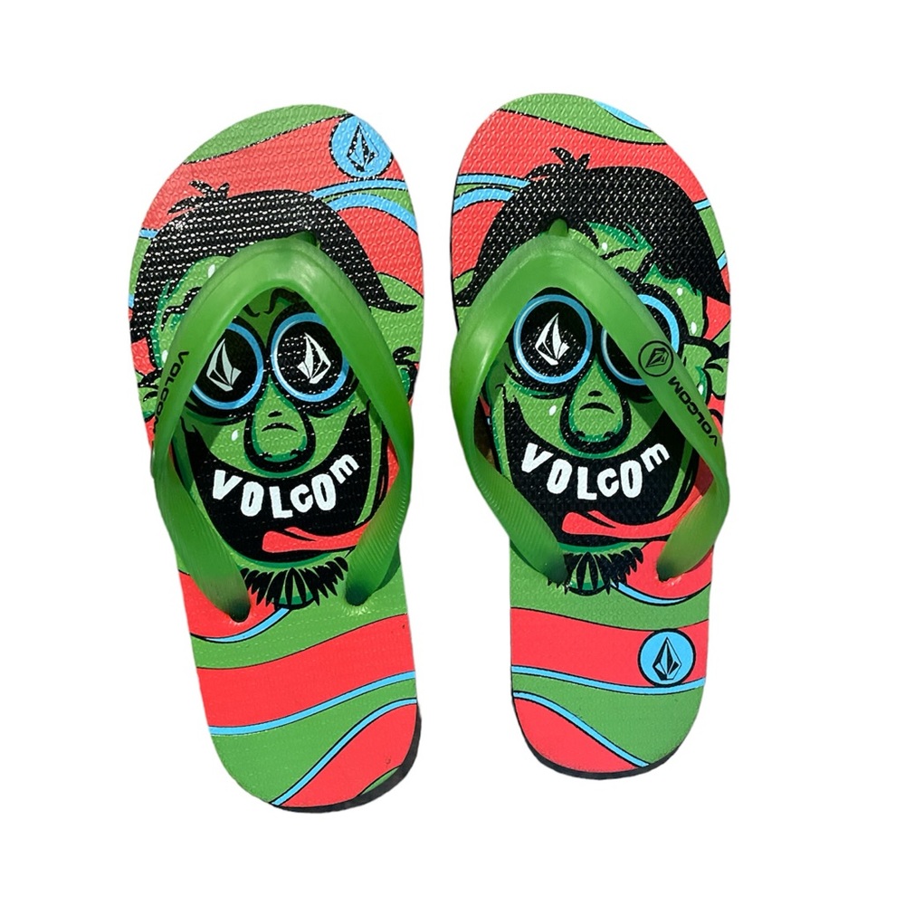 NWOT Volcom Flip Flops Size 2